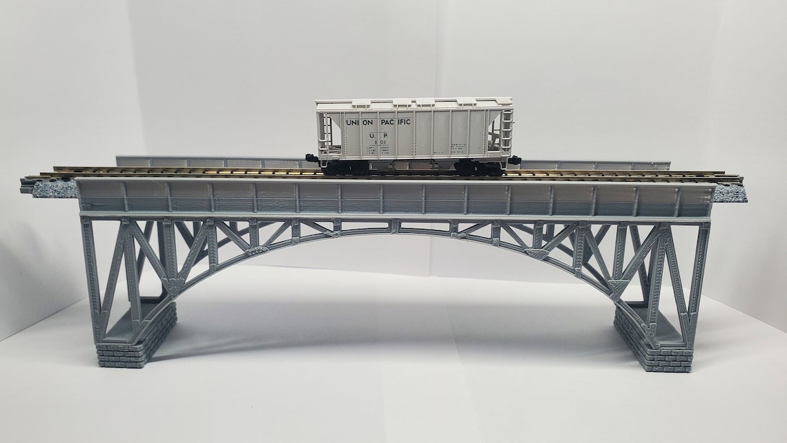 N Scale Structure 1160 Bridge for Model Railroad Etsy