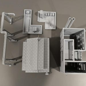 N Scale Industrial Factory Building 1:160 - Etsy