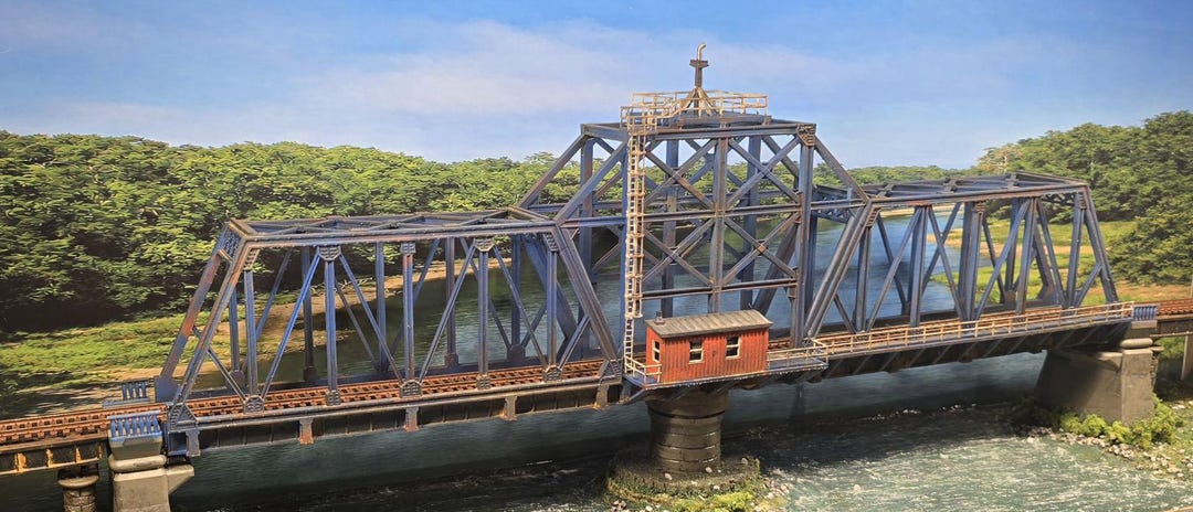 N Scale Swing Bridge 1:160 – Highly Detailed Resin Model Kit - Etsy