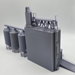 N Scale Grain Elevator - Etsy