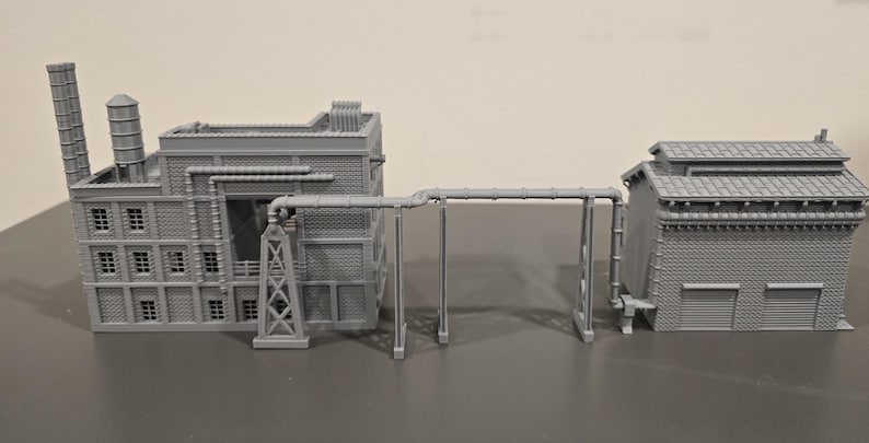 N Scale Industrial Factory Building 1:160 - Etsy