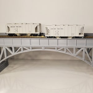 N scale structure 1:160 double track bridge for model railroad