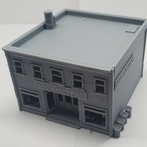 N scale Model Building / Hardware store 1:160 for Model Railroad 3D Printed