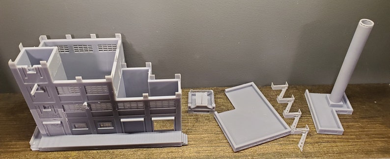 N Scale Building, Factory, Industrial Building - Etsy