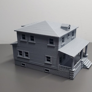 N Scale House Building