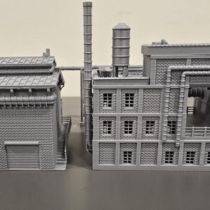 N Scale Industrial Factory Building 1:160 - Etsy