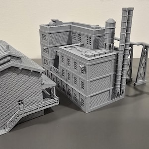 N Scale Industrial Factory Building 1:160 - Etsy