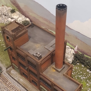 N Scale Building, Factory, Industrial Building - Etsy