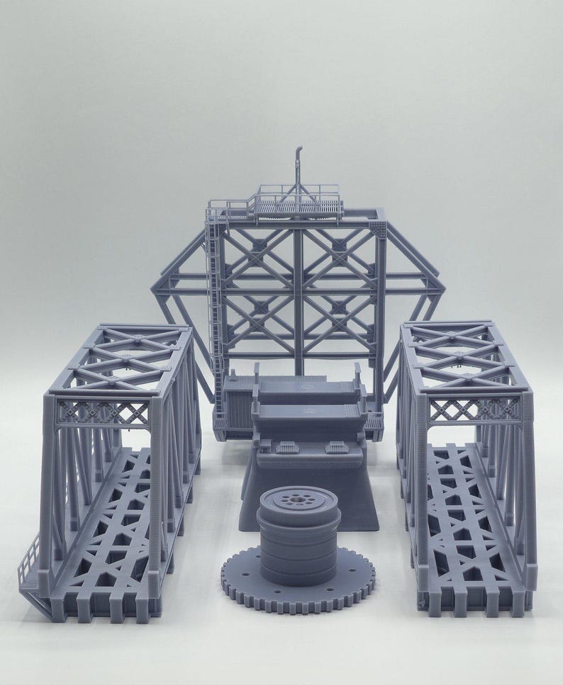 HO Scale Swing Bridge 1:87 – Highly Detailed Resin Model Kit - Etsy