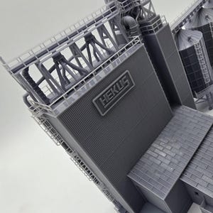 N Scale Grain Elevator - Etsy