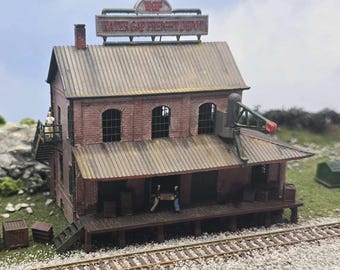 N Scale Water Gap Freight Depot Building1:160 – Highly Detailed Model