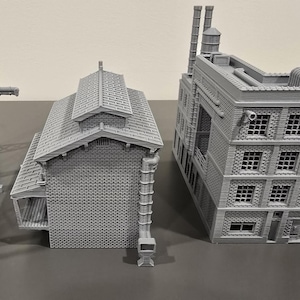 N Scale Industrial Factory Building 1:160 - Etsy