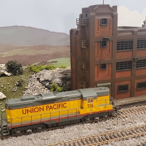 N Scale Building, Factory, Industrial Building - Etsy