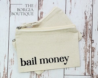Bail Money Pouch