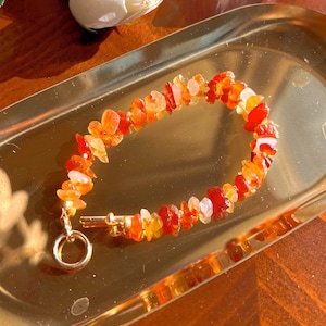 Carnelian Natural Crystal Bracelet