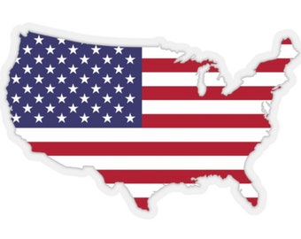 USA Sticker: Wandsticker mit USA-Flagge