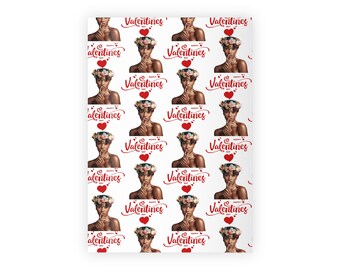 Custom Photo Gift Wrapping Paper: Personalized Birthday, Valentine's Day Present