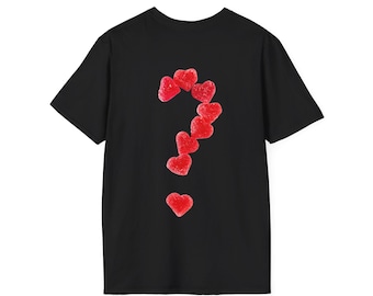 Heart Question Mark T-Shirt: Valentine's Day Love Tee