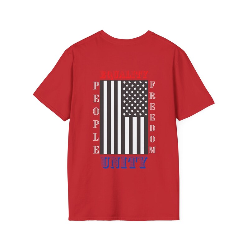 American Pride T-Shirt: Equality, Freedom, Unity - Patriotic Tee image 7