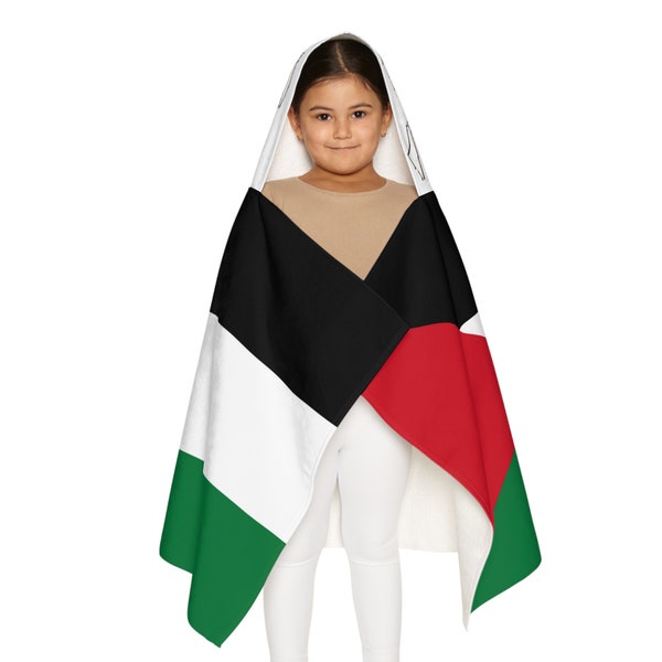 Free Palestine Hooded Flag - Wear the  peace Palestine Flag / Authentic Palestine Hatta scarf Style