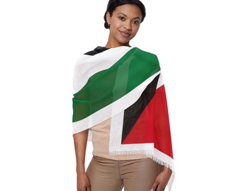 Palästinensische Flagge Schal: Leichter Polyester Hatta Schal