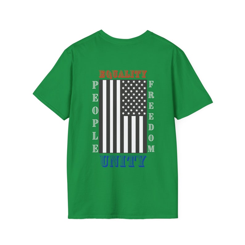 American Pride T-Shirt: Equality, Freedom, Unity - Patriotic Tee image 4