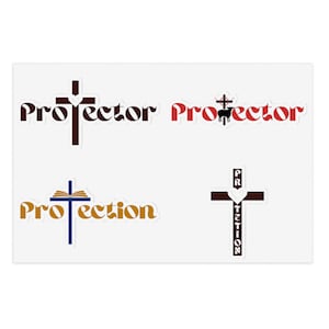 Pack d'autocollants Jésus - Sticker prière / Sticker culte / Sticker croix / Sticker Noël / Sticker religieux / Sticker Christ