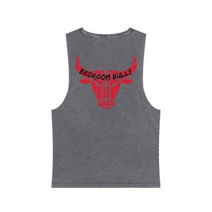 Rizz Tank Top - Unisex Stonewash Tank Top for Gym Bro ,Funny  Summer Time Tank Top, City Boy Vacation Tank Top