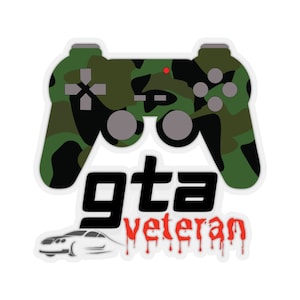 GTA Aufkleber - Videospiel Aufkleber - Gamer Aufkleber / Anime Aufkleber / Spielekonsole Aufkleber / Game Controller Aufkleber