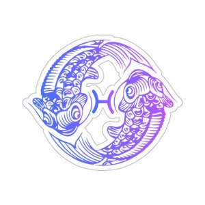 Pisces Sternzeichen Aufkleber - Astrologie Aufkleber / Pisces Sternzeichen Aufkleber / Pisces Sternzeichen Aufkleber / Pisces Horoskop Aufkleber