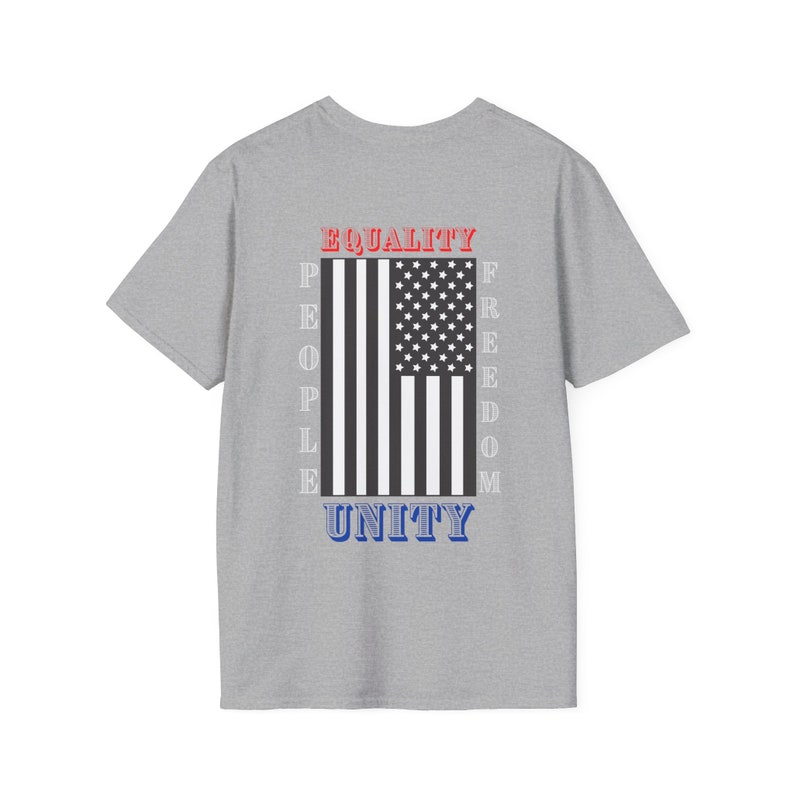 American Pride T-Shirt: Equality, Freedom, Unity - Patriotic Tee image 9