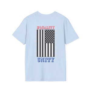 American Pride T-Shirt: Equality, Freedom, Unity - Patriotic Tee image 5