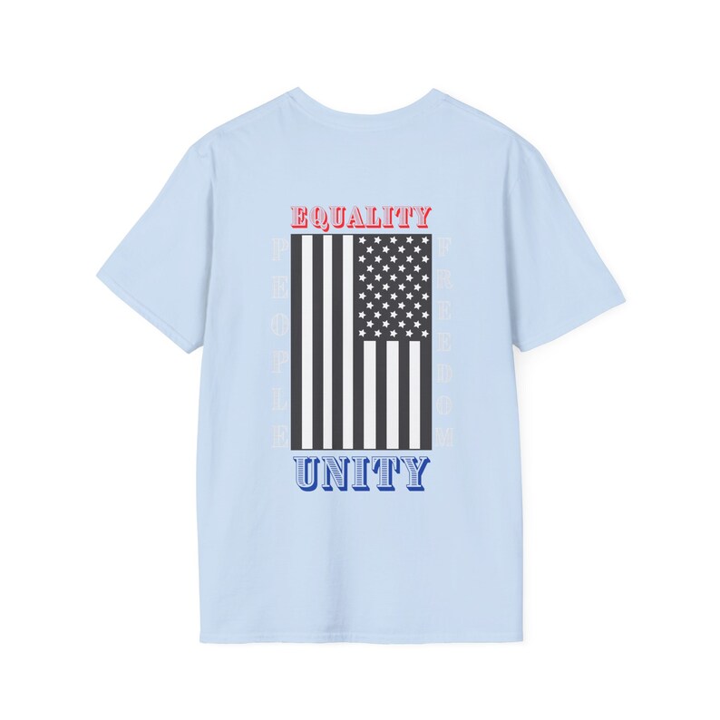 American Pride T-Shirt: Equality, Freedom, Unity - Patriotic Tee image 5