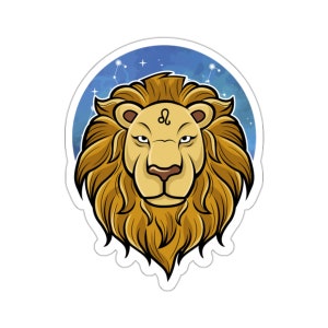 Zodiac Sign Sticker - LEO Sticker / Leo Zodiac Sticker / Leo Horoscope Sticker