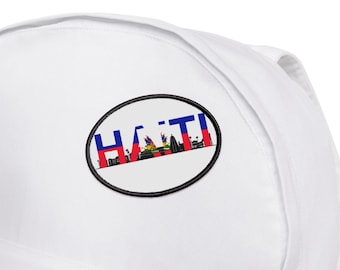 Haitian Flag Iron-On Patches: 509 Zoe Life Festival Accessory