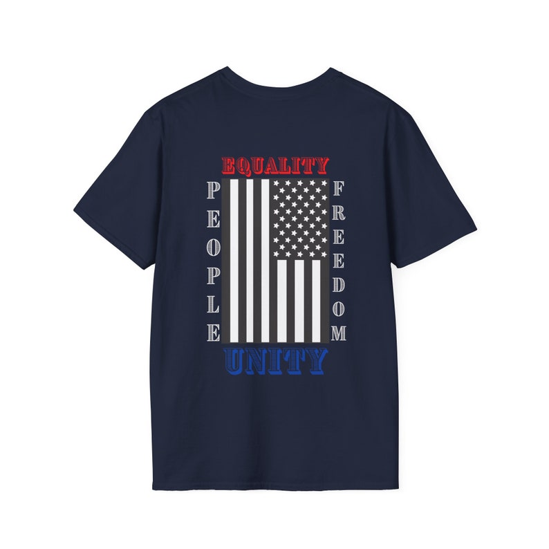American Pride T-Shirt: Equality, Freedom, Unity - Patriotic Tee image 6