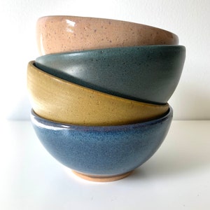 Modern Handmade Ceramic Stacking Bowls