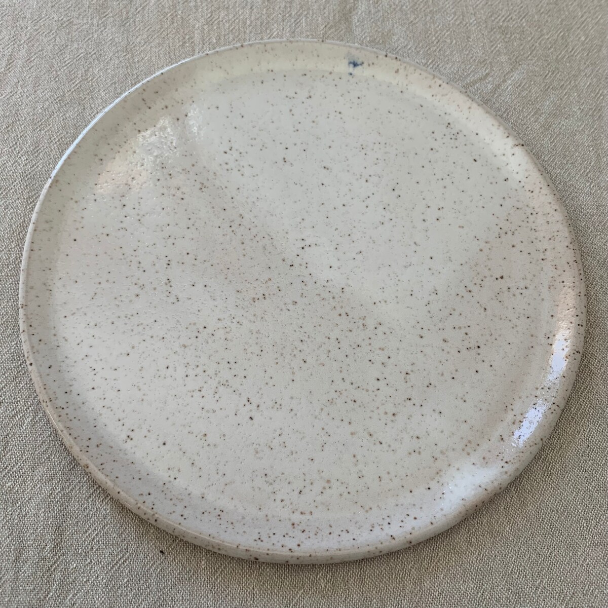 Handmade Modern Ceramic Stacking Plates, Dinner 9.5 In