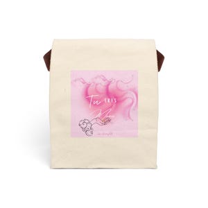 Chic Canvas Lunch Bag, Trendy Tote for Kids, Eco-Friendly Lunch Box, Perfect for School, Picnics & Gifts