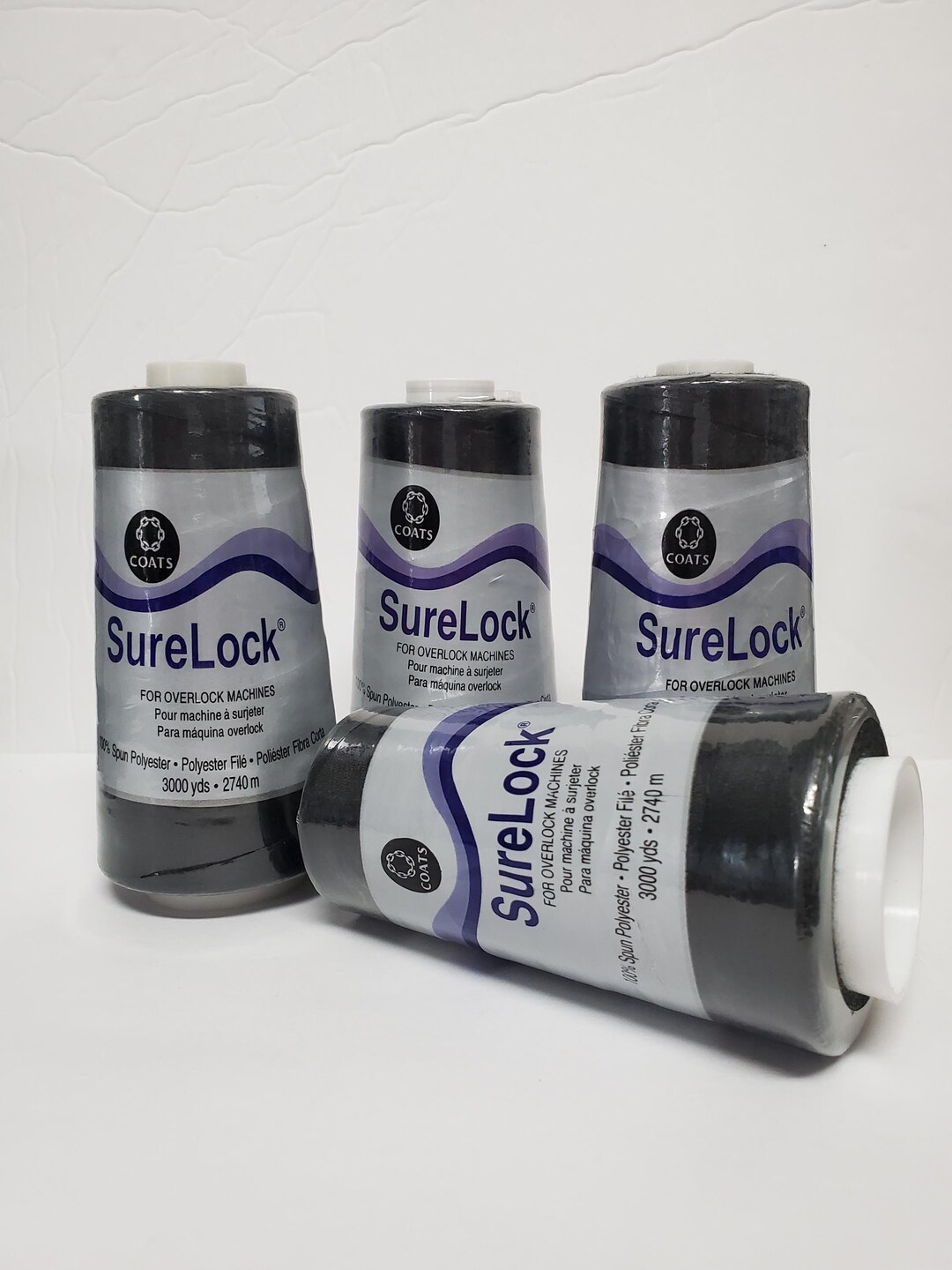 Coats & Clark Surelock Serger Thread-4pk-various Colors - Etsy