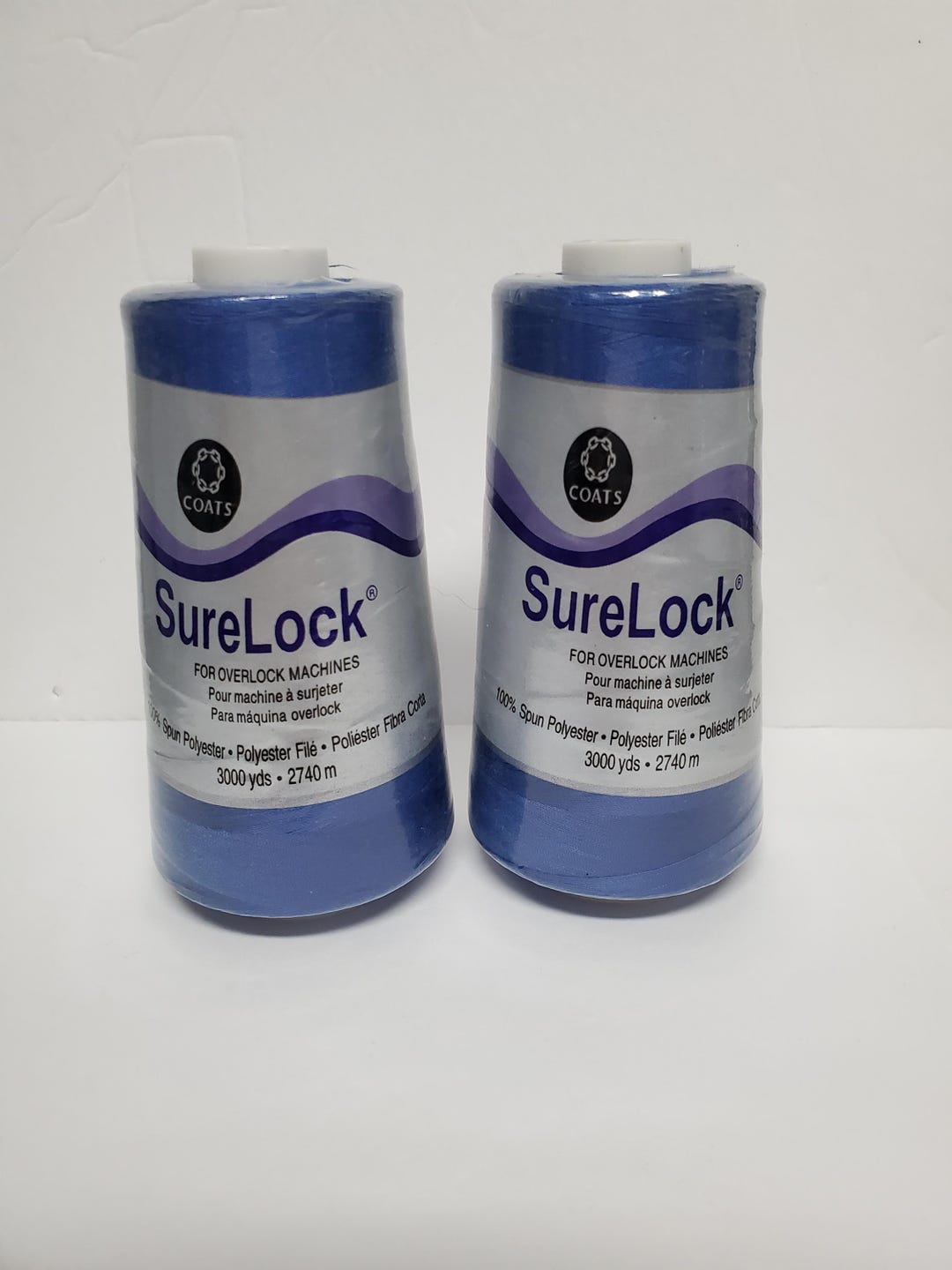 Coats & Clark Surelock Serger Thread-2pk-various Colors - Etsy