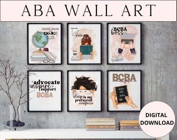 Applied Behavior Analysis Posters ABA Wall Art Print and - Etsy