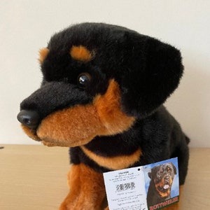 Rottweiler soft toy clearance