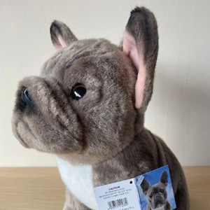 Blue french bulldog stuffed animal hotsell