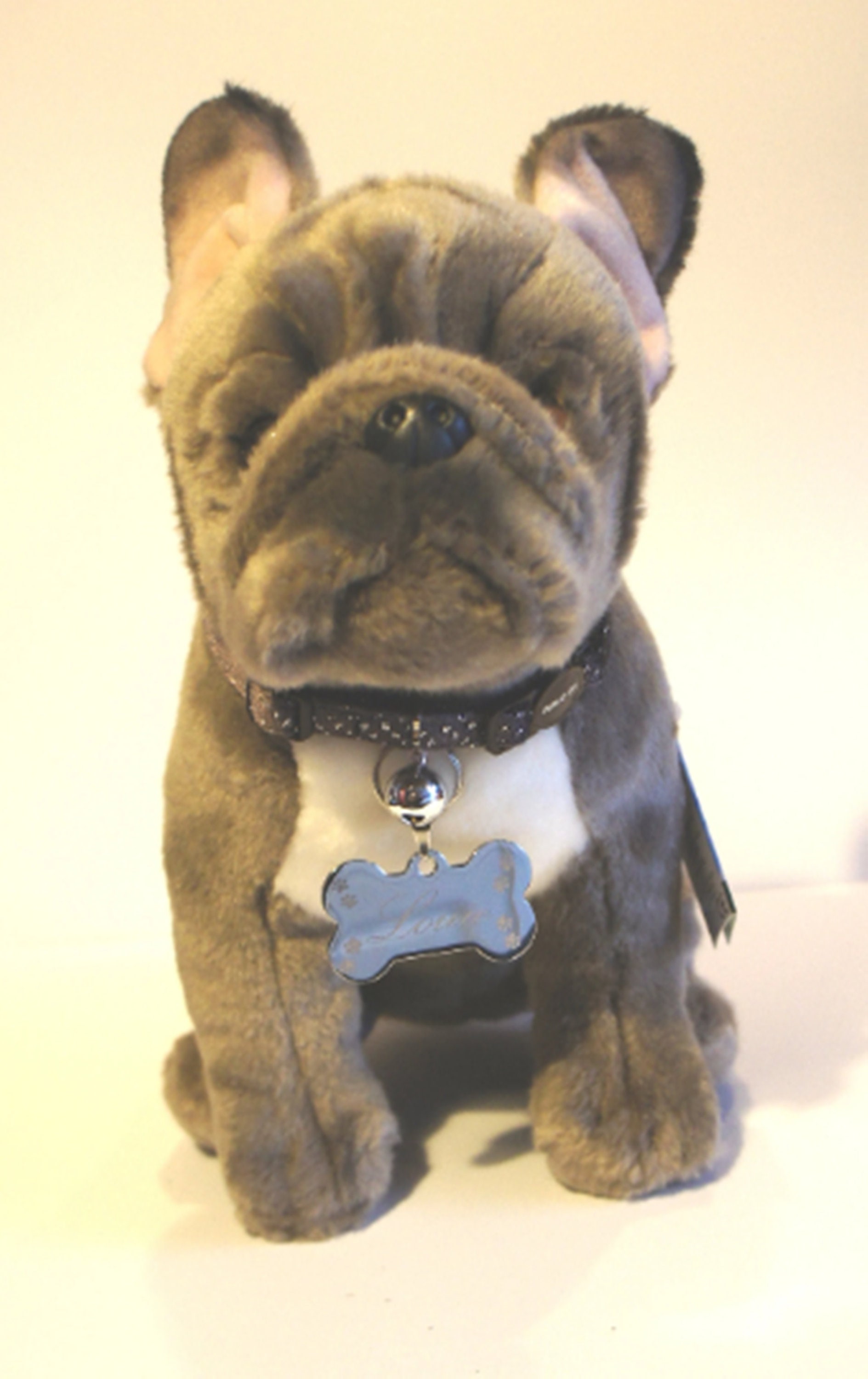 blue bulldog plush