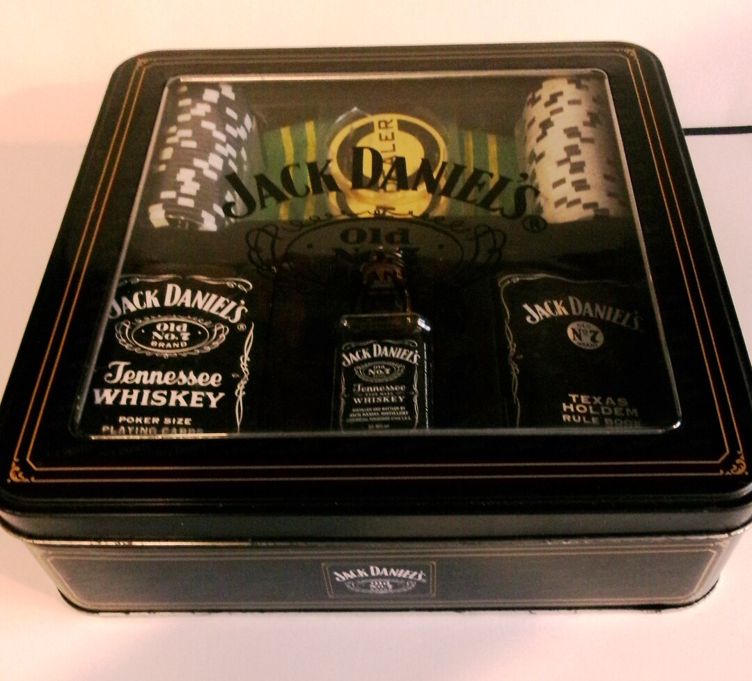 Very Rare Vintage Collectible Jack Daniels Poker Set in Etsy