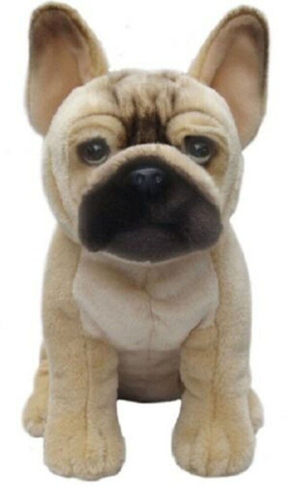 realistic french bulldog stuffed animal