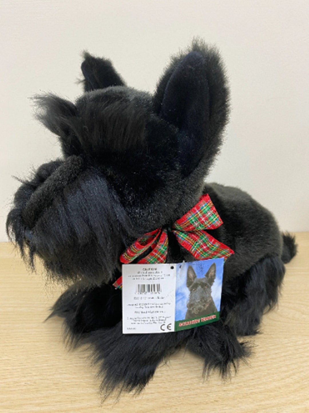 Hand Made Plush Scottie Scotty Scottish Terrier Realistic Plush Toy Dog