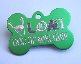 marvel loki dog collar