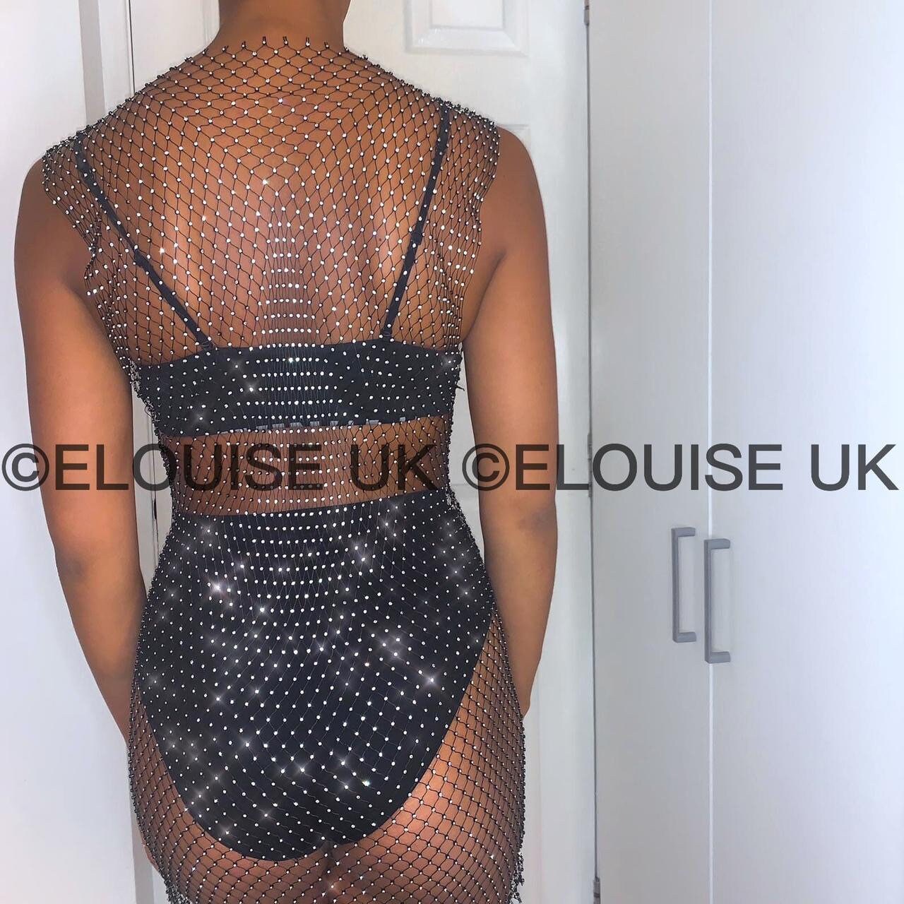 Fishnet diamond dress cheap